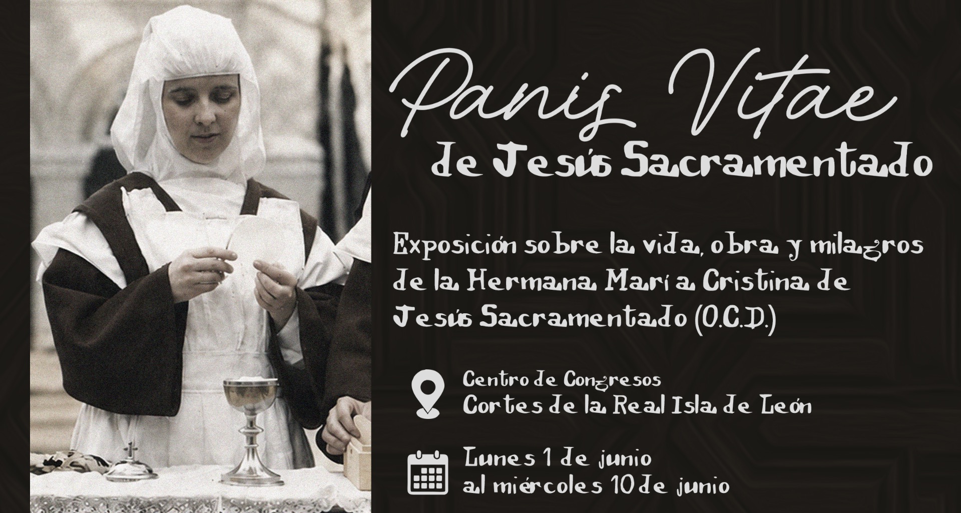 PANIS VITAE DE JESÚS SACRAMENTADO 